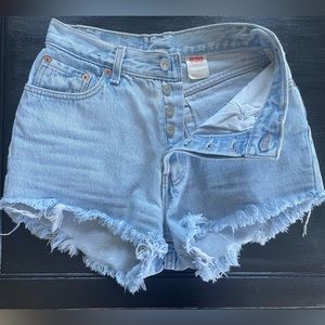 Vintage Levi cut offs